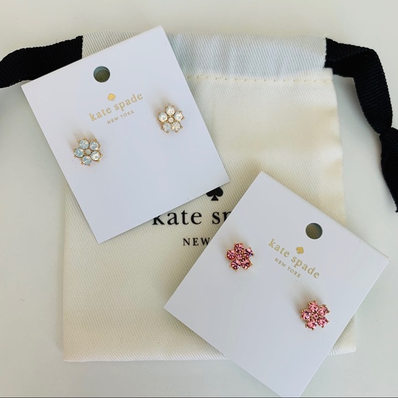 ‼️SOLD‼️ Kate Spade Flower Studs - Picture 4 of 4